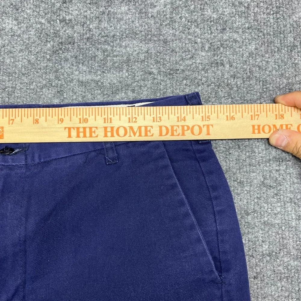 Cintas Work Chino Pants Men's Navy Blue Mid Rise Straight Zip Fly - 30x29.5
